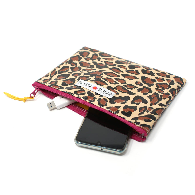 oilcloth wallet cheetah