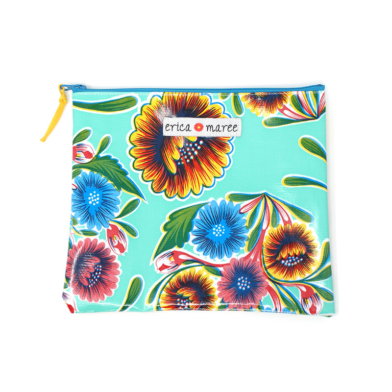 Oilcloth Pouch Small Floral Collection