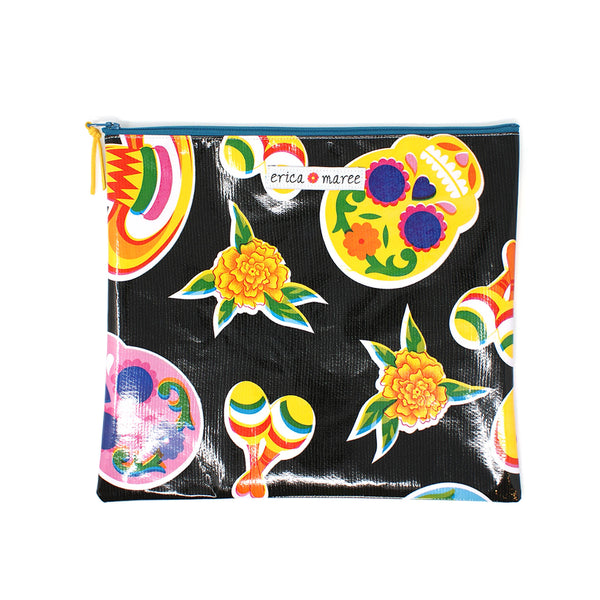 Oilcloth Pouch Large Mexican